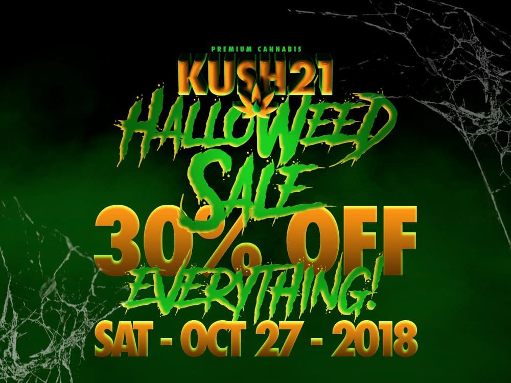 Cannabis Sale on Halloween at Kush21