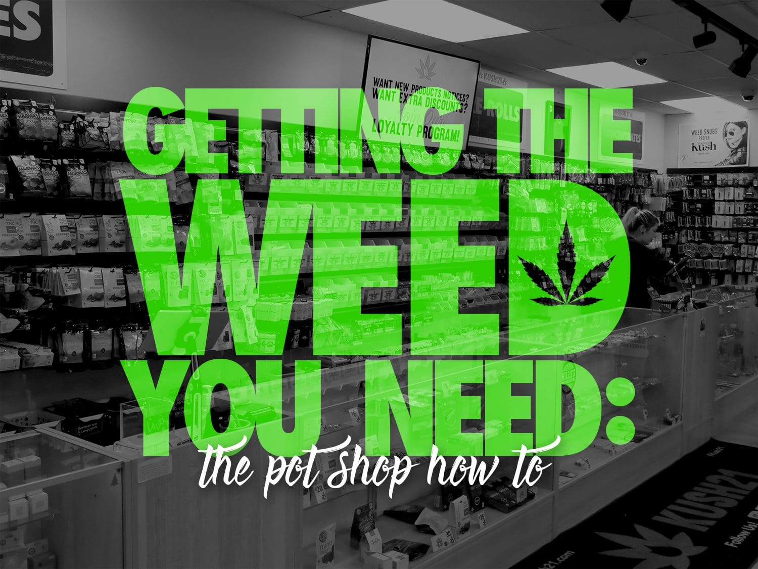 Pot Shop How To