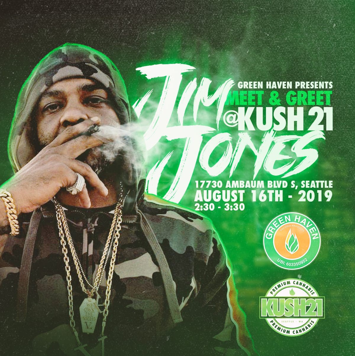 Jim Jones at Kush21